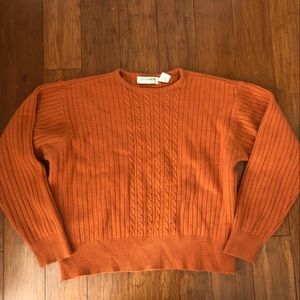 Orange Fall sweater